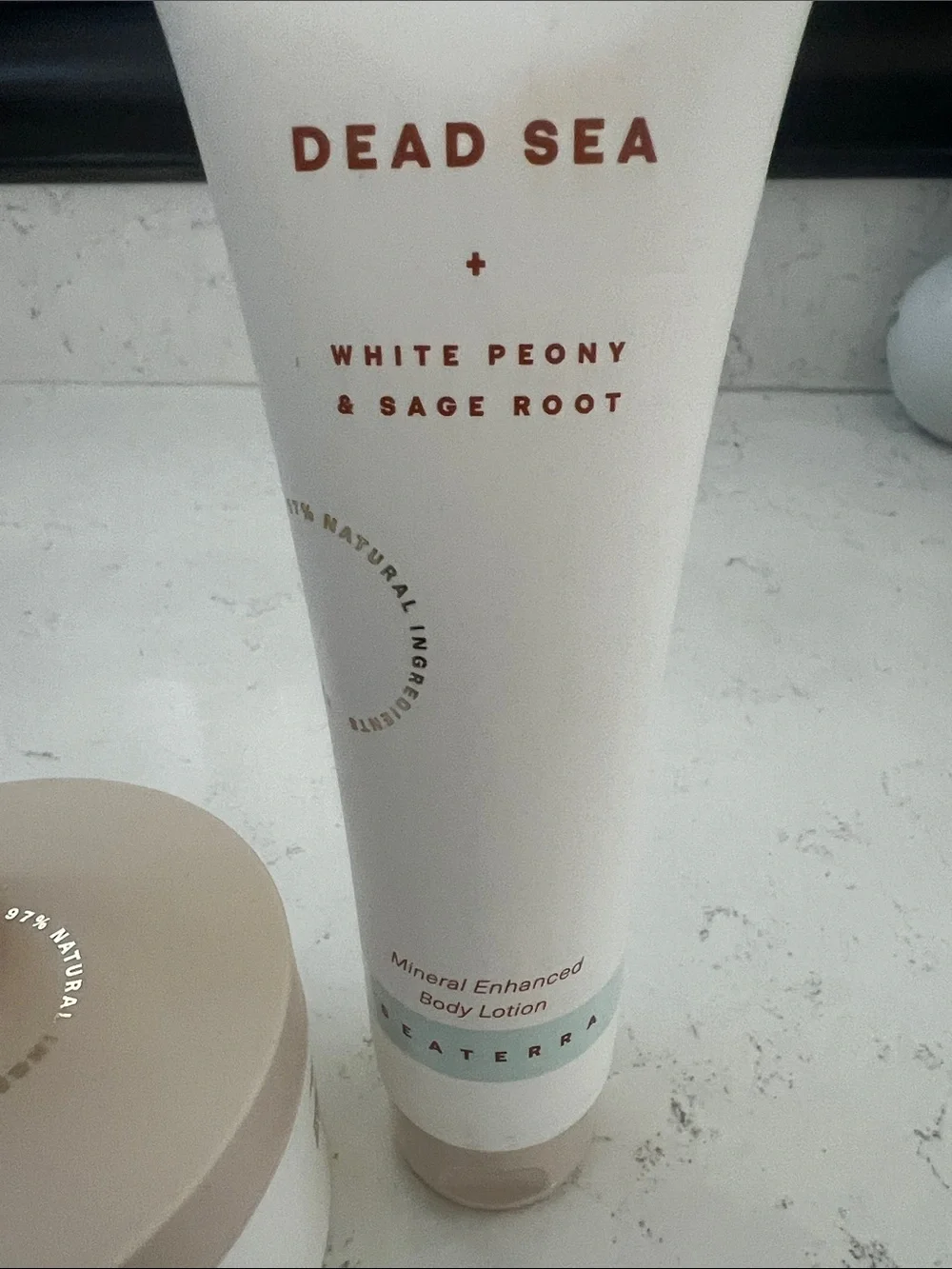 Seacret Dead Sea White Peony & Sage Root Mineral Body Butter& salt and oil scrub